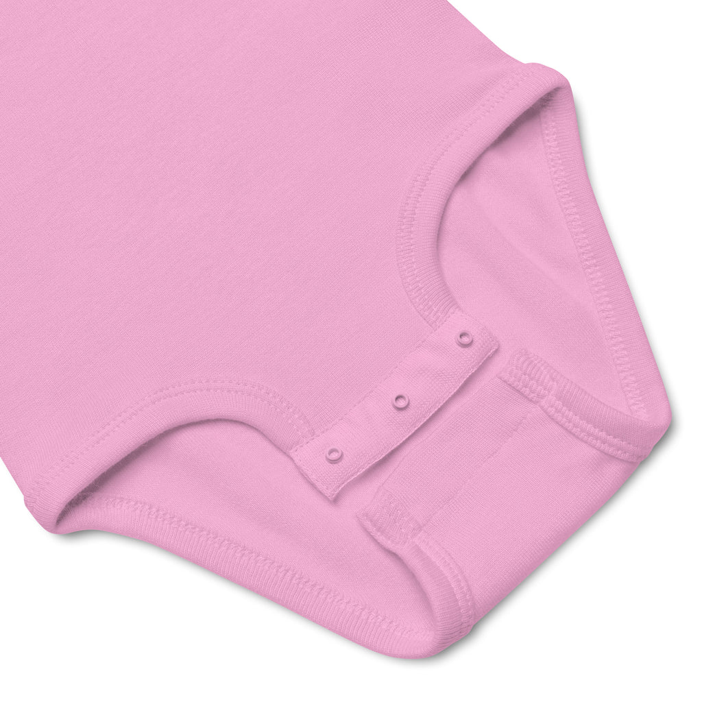 Milch statt Kölsch – noch! Babybody in Rosa – Detailansicht