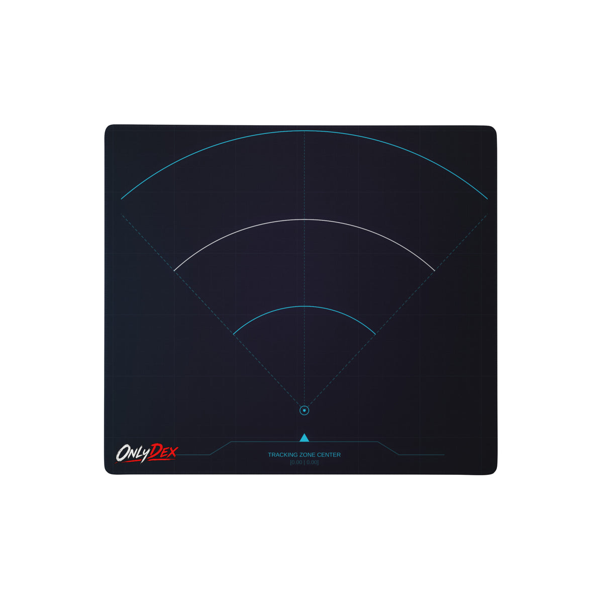 CALIBRATED Gaming Mousepad in Weiß in 45,8 × 40,7 cm – Vorderansicht