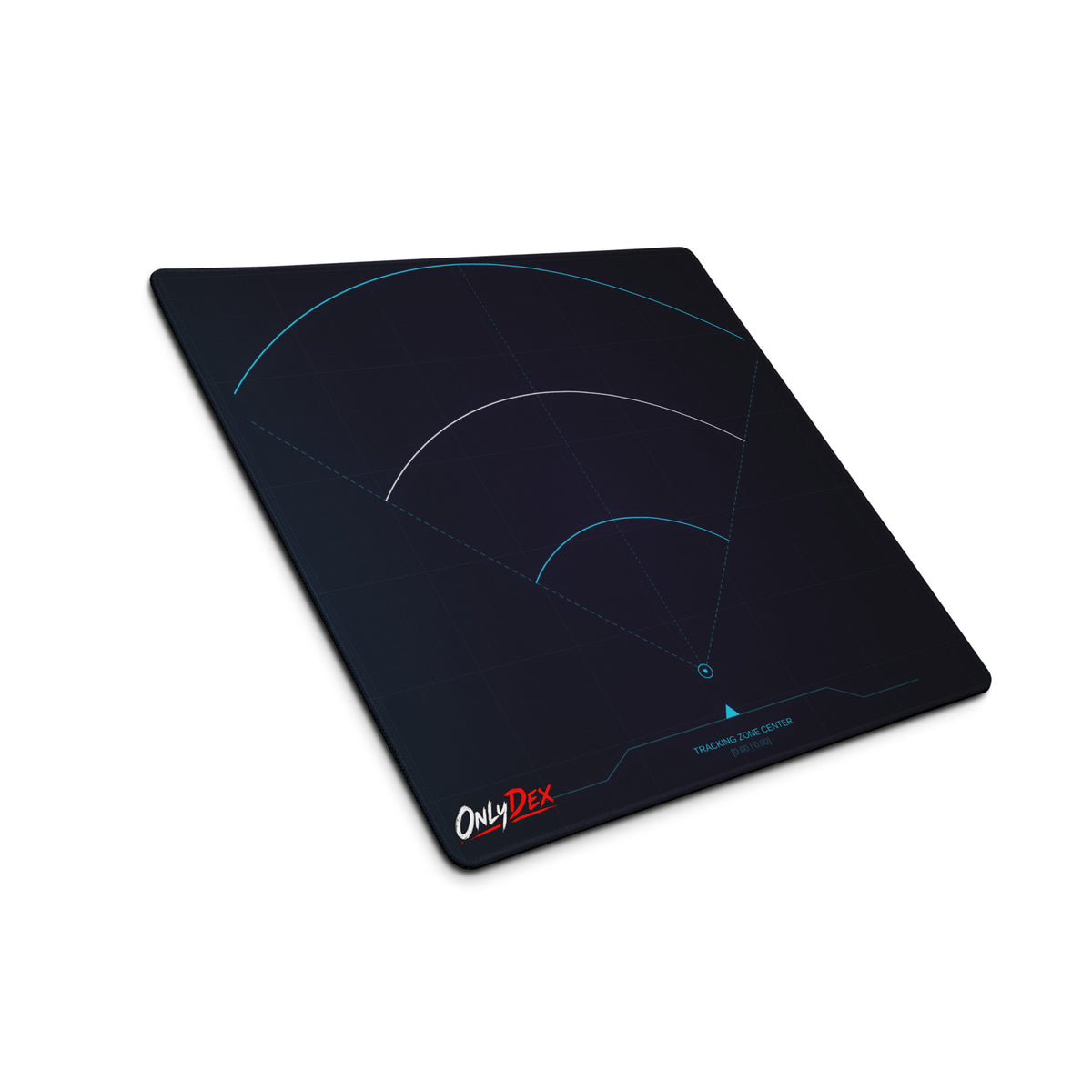 CALIBRATED Gaming Mousepad in Weiß in 45,8 × 40,7 cm – Vorderansicht