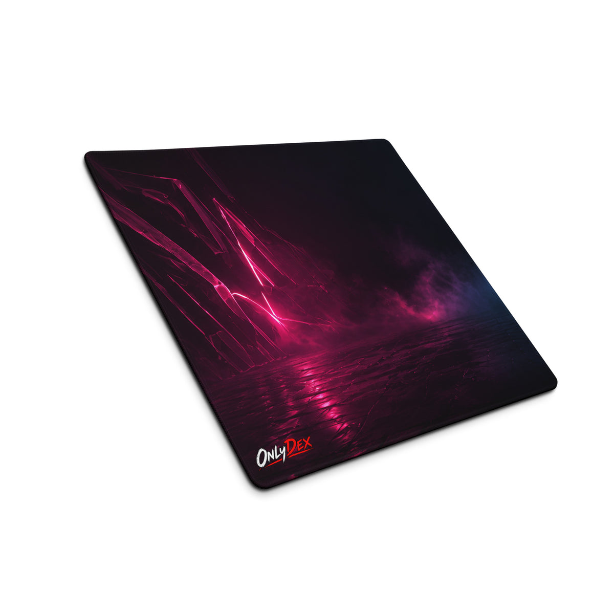 PHASE//SHIFT Gaming Mousepad in Weiß in 45,8 × 40,7 cm – Vorderansicht