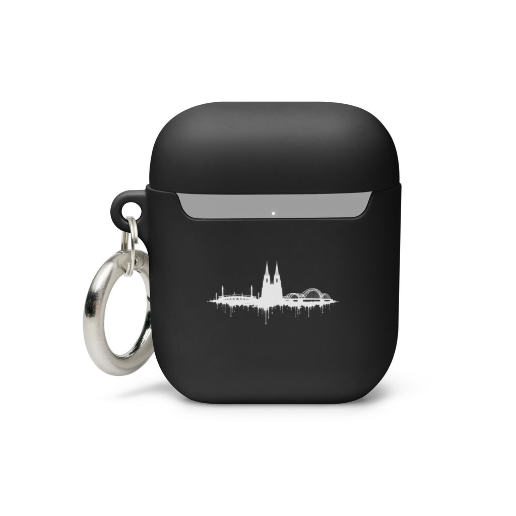 KÖLLE VERLÄUFT AirPods Case in Schwarz für AirPods – Rückansicht