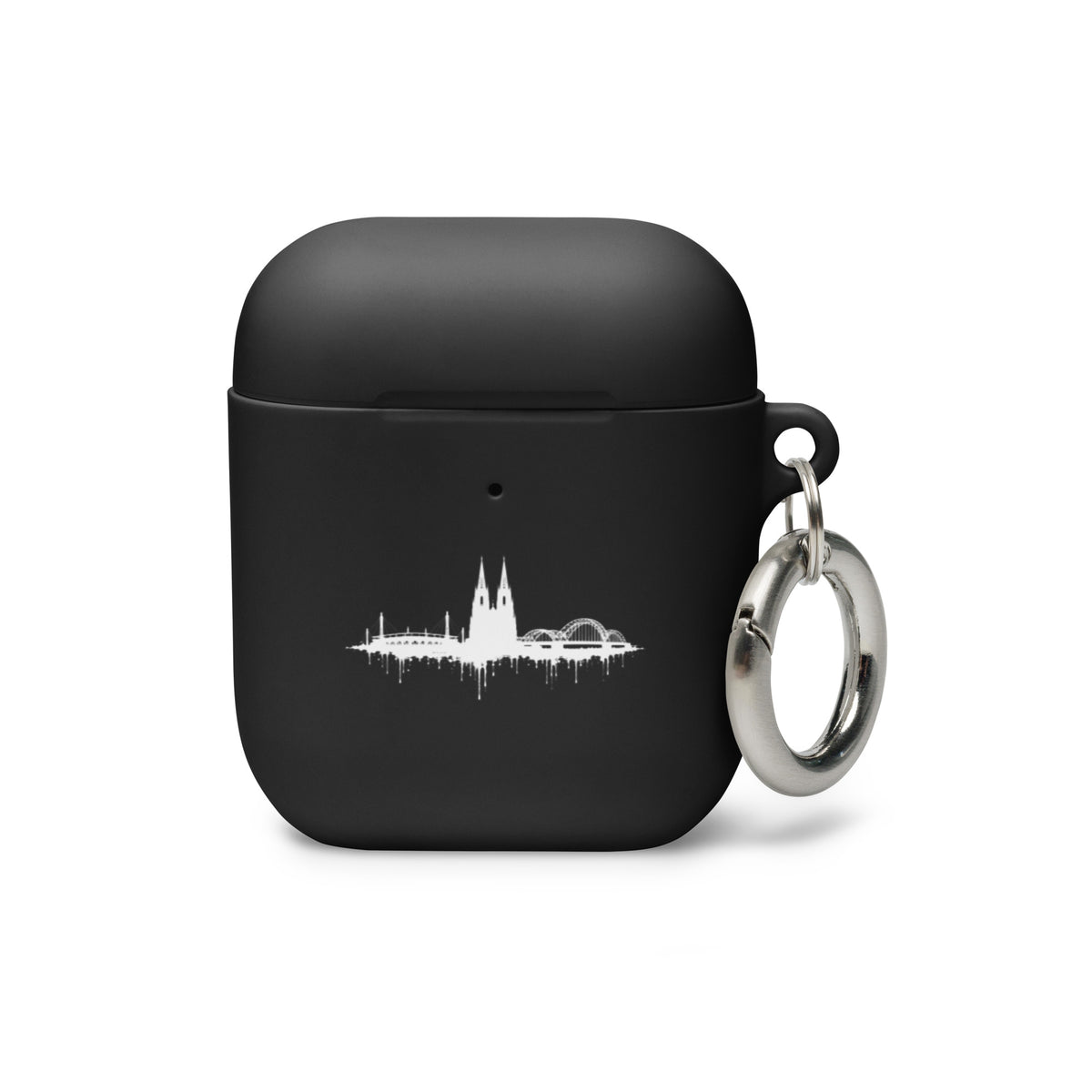 KÖLLE VERLÄUFT AirPods Case in Schwarz für AirPods – Vorderansicht