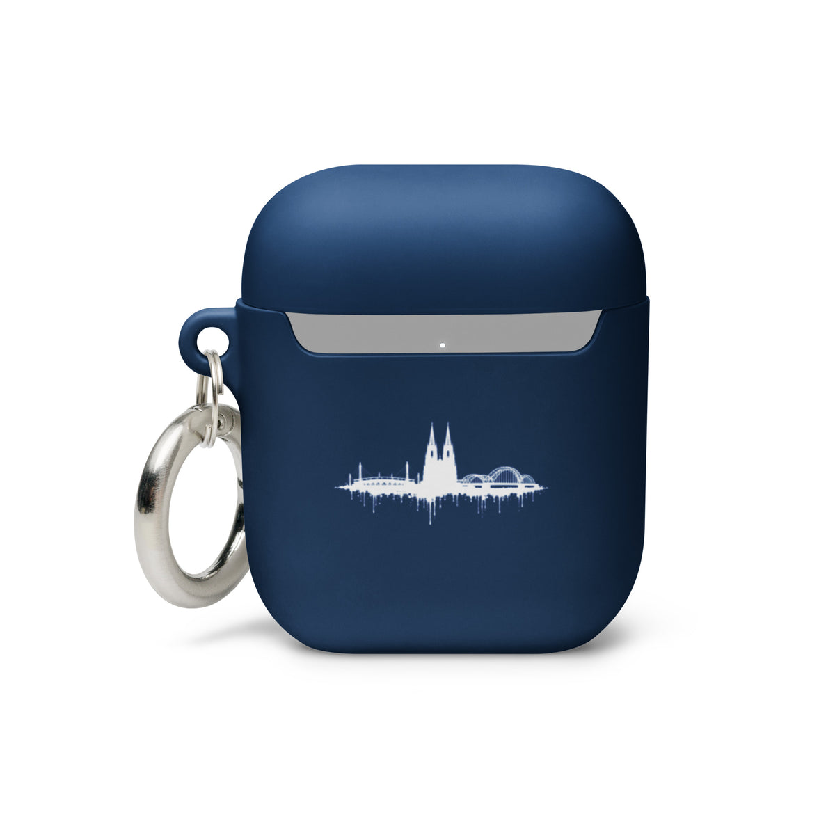 KÖLLE VERLÄUFT AirPods Case in Dunkelblau für AirPods – Rückansicht