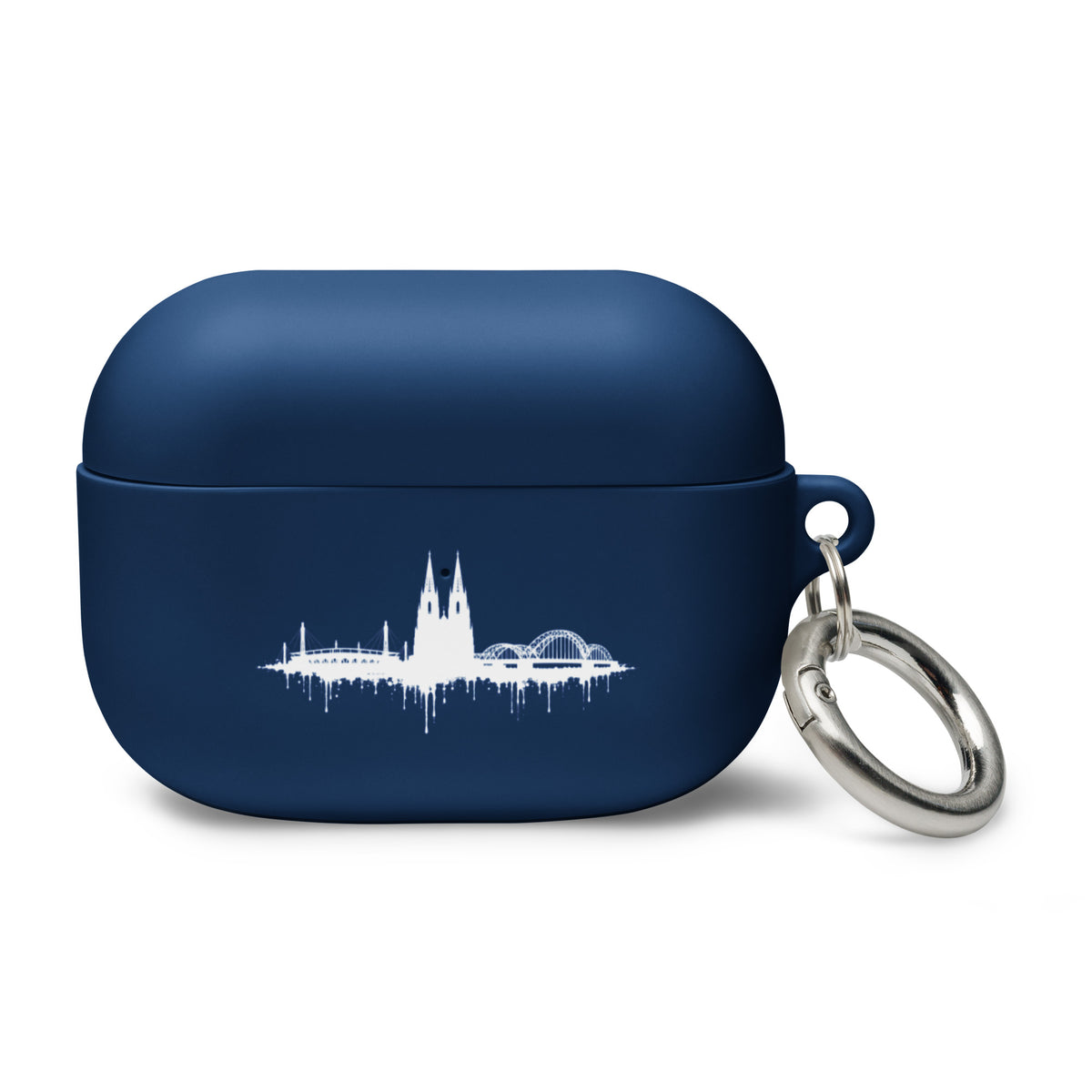 KÖLLE VERLÄUFT AirPods Case in Dunkelblau für AirPods Pro – Vorderansicht