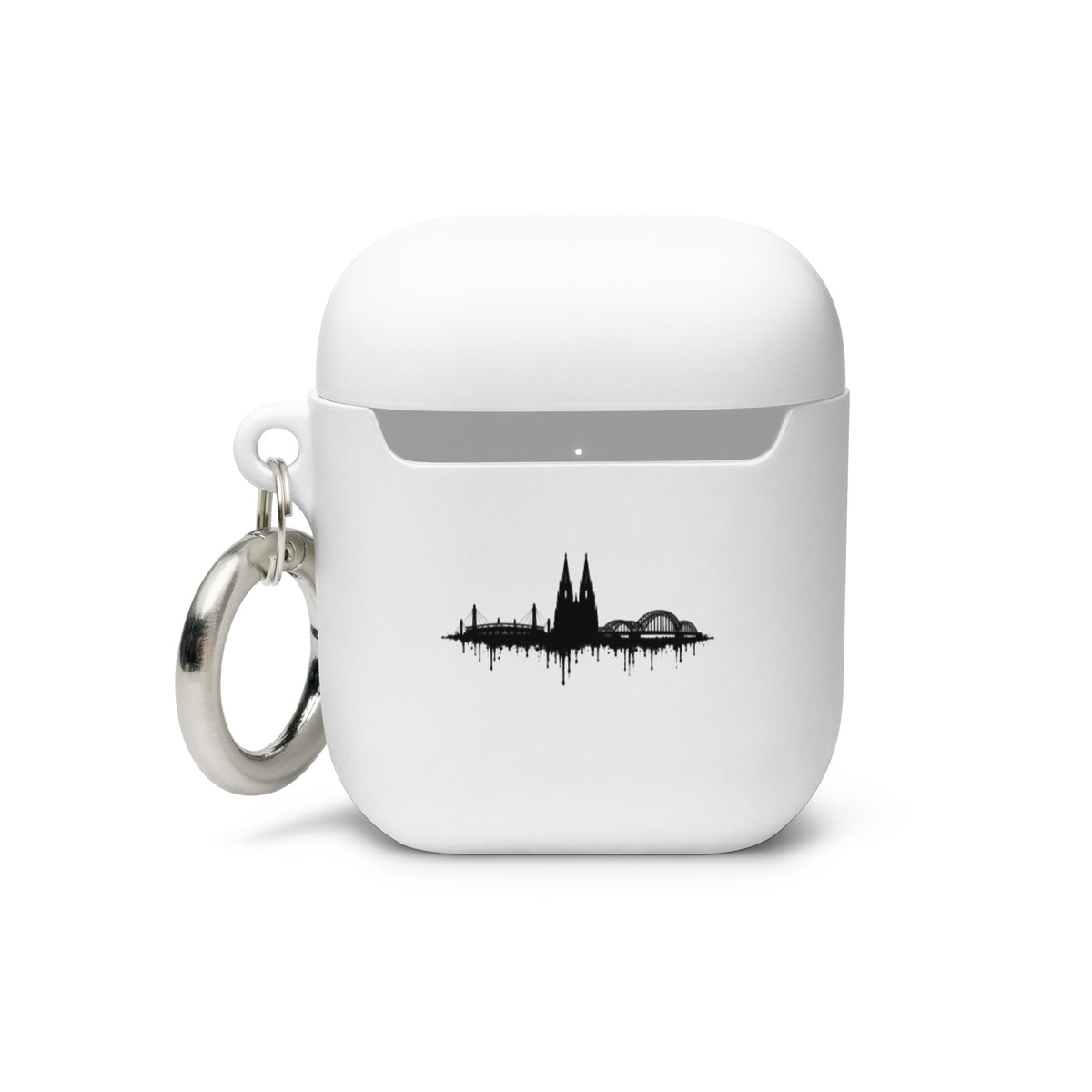 KÖLLE VERLÄUFT AirPods Case in Weiß für AirPods – Rückansicht