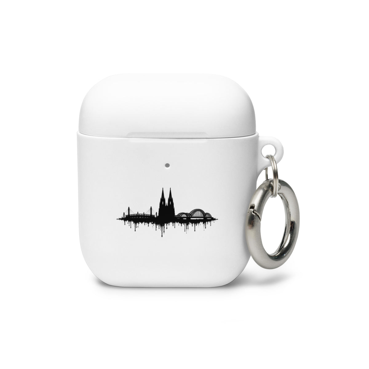 KÖLLE VERLÄUFT AirPods Case in Weiß für AirPods – Vorderansicht