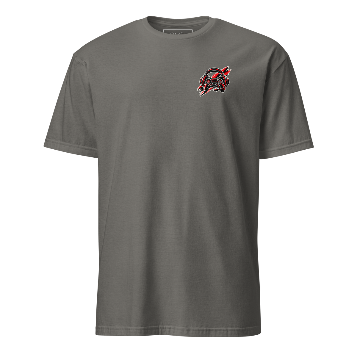 Gamer Girl Mode T-Shirt in Anthrazit – Vorderansicht
