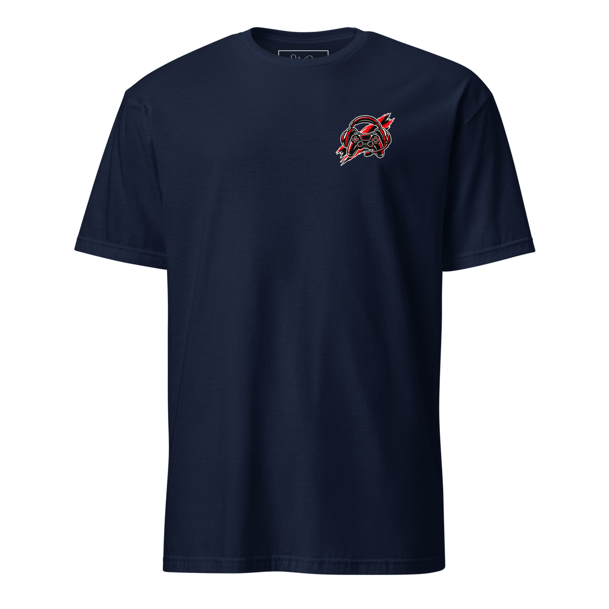 Gamer Girl Mode T-Shirt in Dunkelblau – Vorderansicht