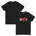 MCCCXII T-Shirt in Schwarz – Vorder- und Rückansicht