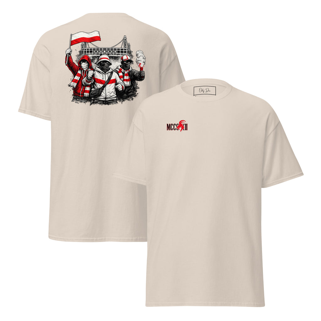 Köln Ultras T-Shirt in Natur – Vorder- und Rückansicht