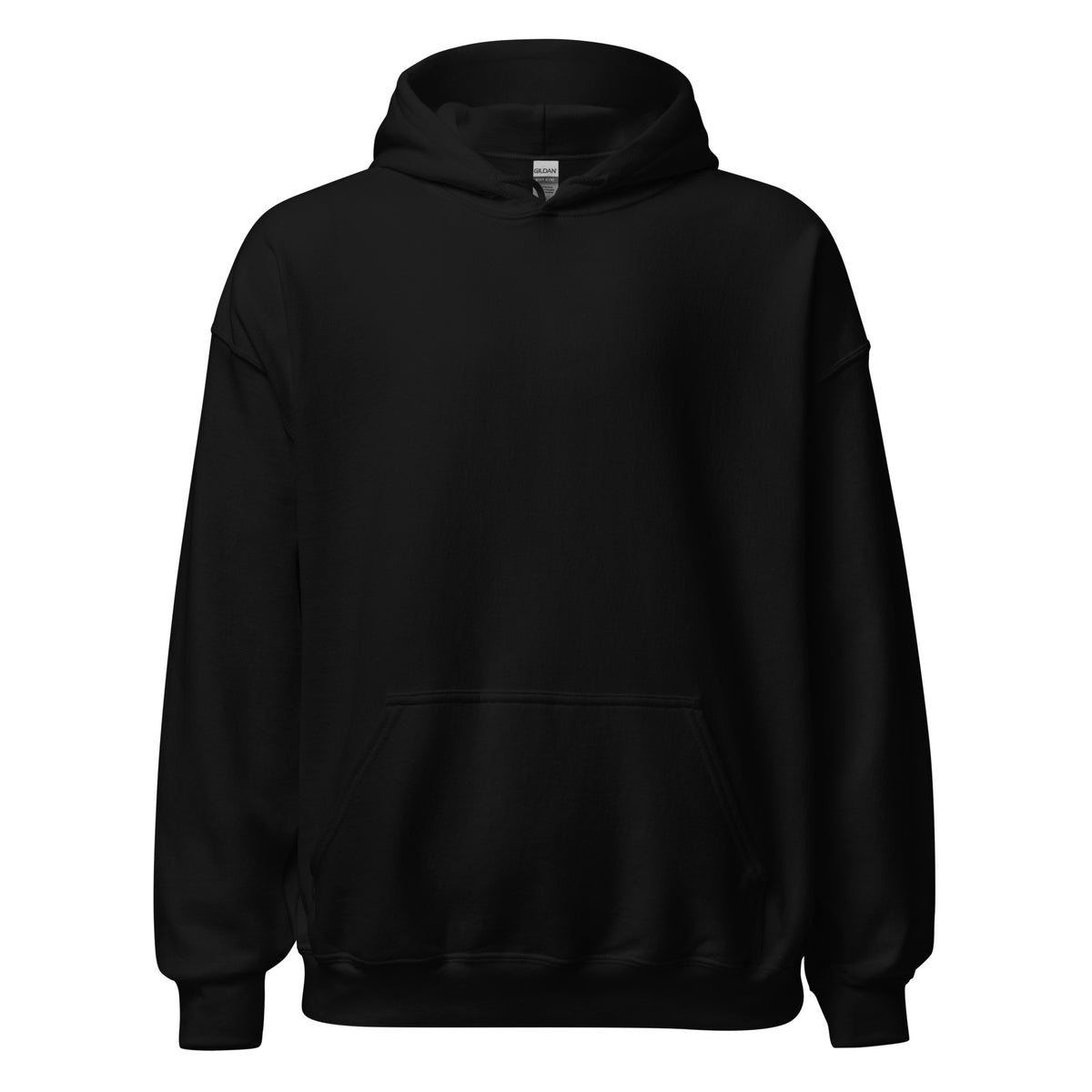 NO LIGHT AT NIGHT Hoodie in Schwarz – Vorderansicht