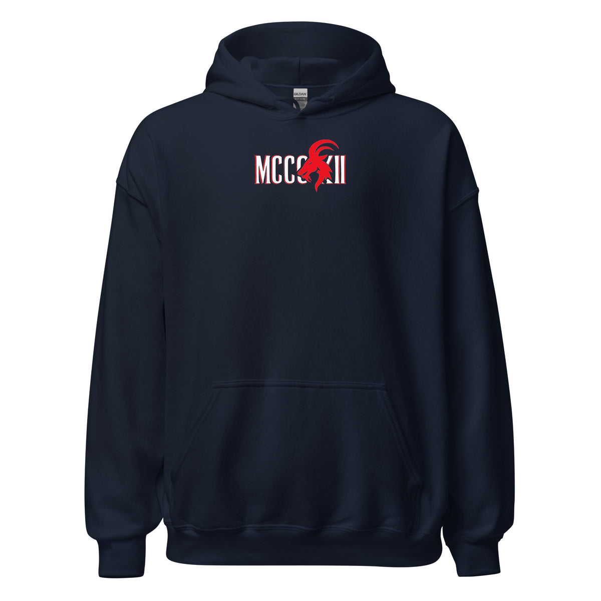 Köln Ultras Hoodie in Dunkelblau – Vorderansicht